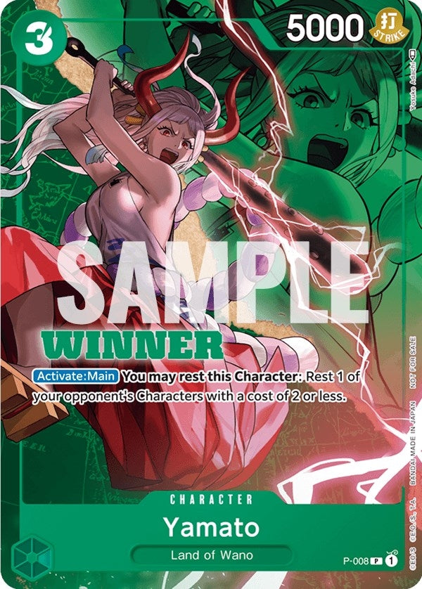 Image for Yamato - P-008 (Winner Pack Vol. 1) (P-008) (One Piece Promotion Cards) (OP-PR) - One Piece Card Game