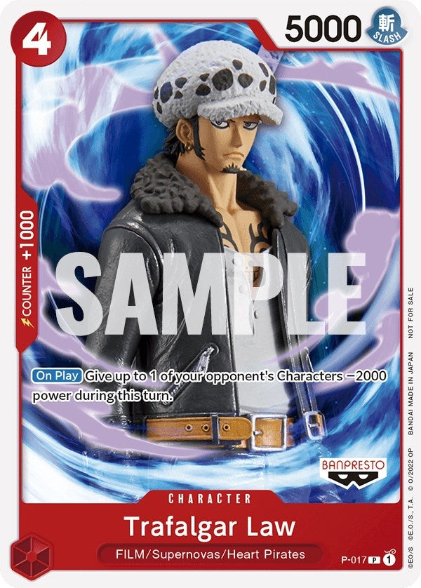 Image for Trafalgar Law (One Piece Film Red) (P-017) (One Piece Promotion Cards) (OP-PR) - One Piece Card Game