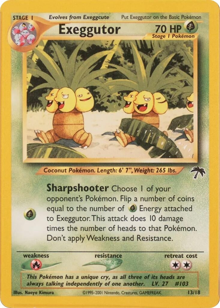 Image for Exeggutor (13/18) (Southern Islands) - Pokemon