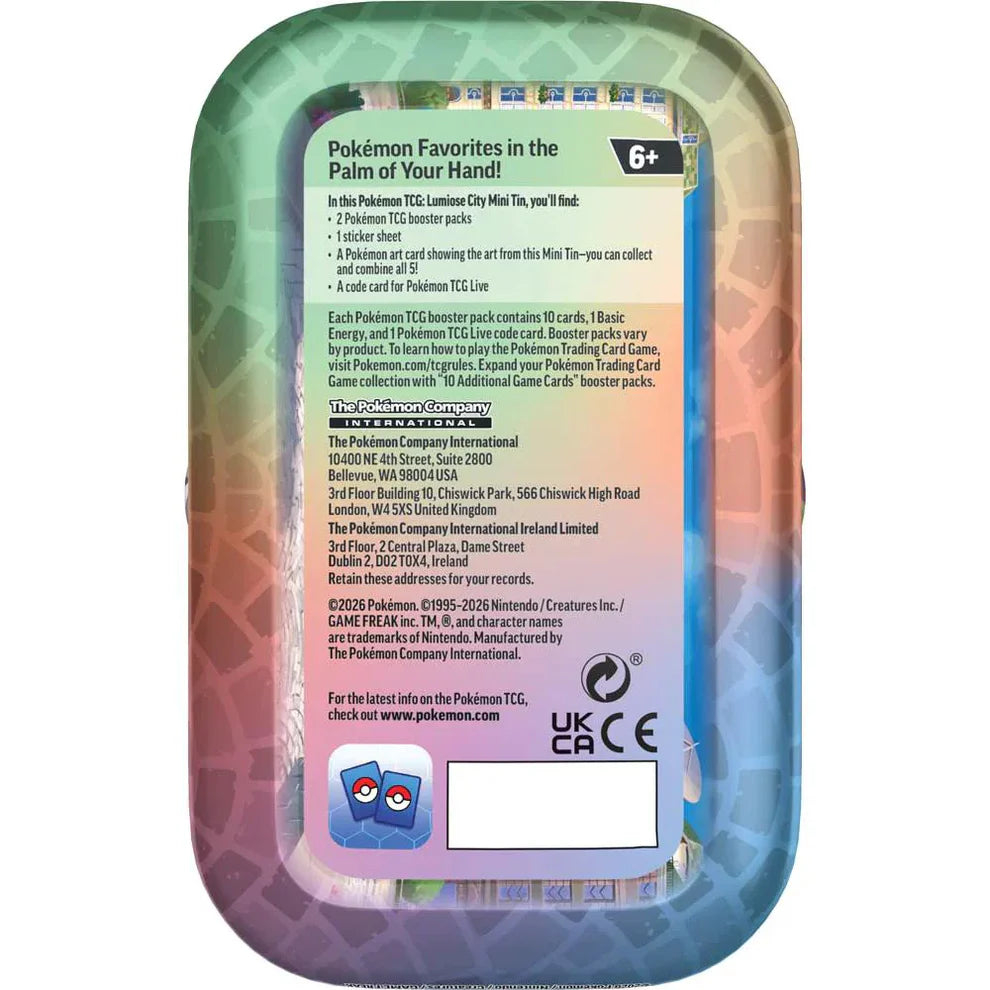 Pokemon TCG: Mega Evolutions Lumiose City Mini Tin