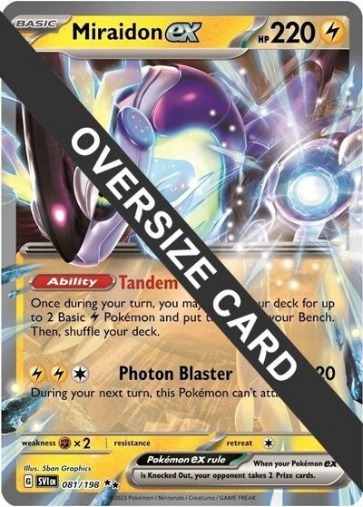 Image for Miraidon ex (081/198) (Jumbo Cards) (PR) - Pokemon