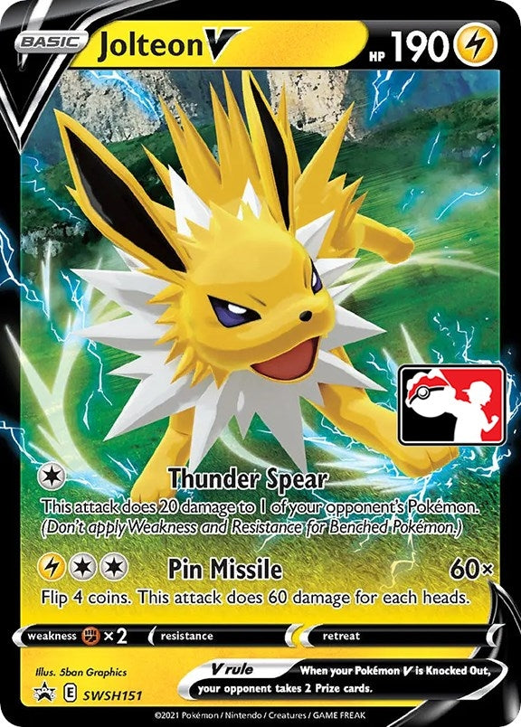 Image for Jolteon V - SWSH151 (SWSH151) (Prize Pack Series Cards) - Pokemon