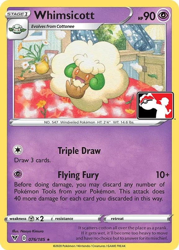 Image for Whimsicott (076/185) (Prize Pack Series Cards) - Pokemon