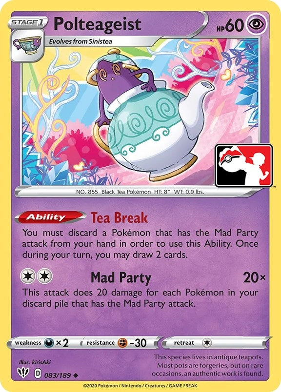 Image for Polteageist (083/189) (Prize Pack Series Cards) - Pokemon