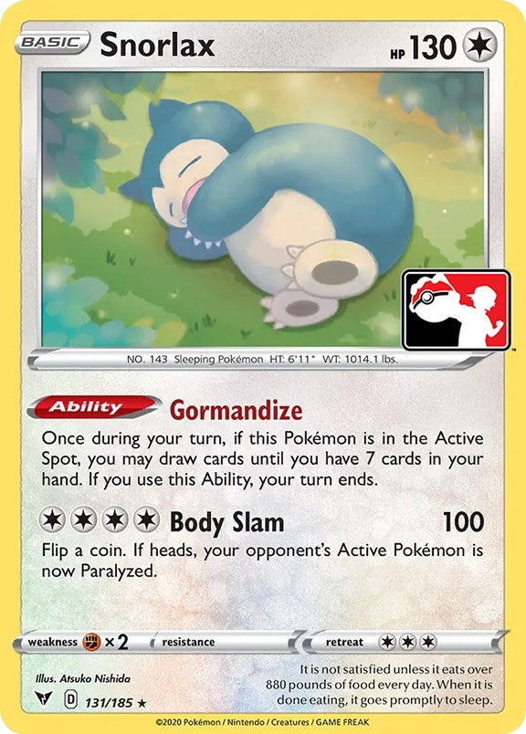 Image for Snorlax (131/185) (Prize Pack Series Cards) - Pokemon