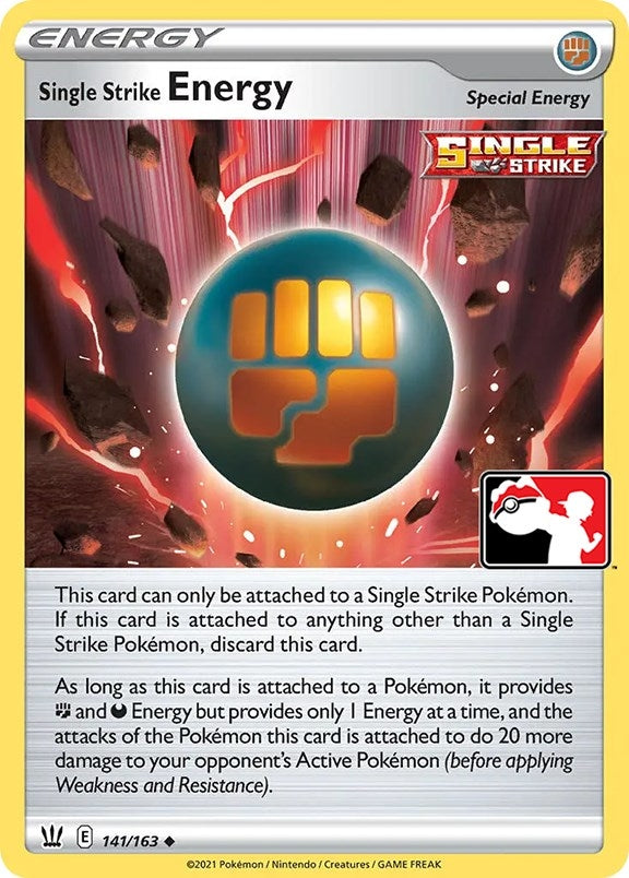 Image for Single Strike Energy (141/163) (Prize Pack Series Cards) - Pokemon