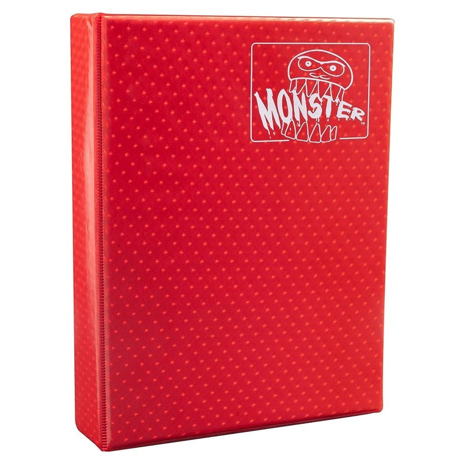 Image for Binder - 9-Pocket Side-Loading Mega Monster - Holofoil Red (Hard Cover) - Storage Albums