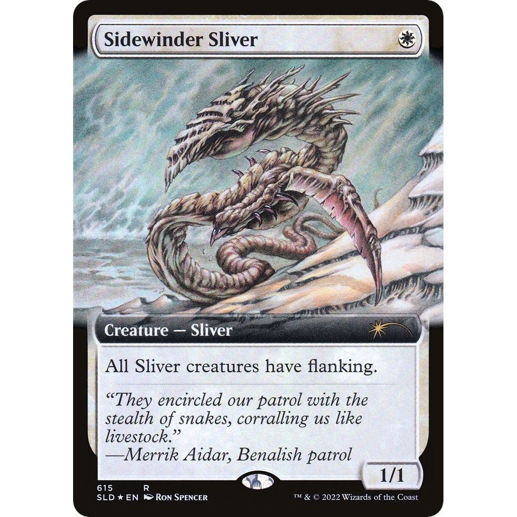 Sidewinder Sliver (Extended Art) (615) (Secret Lair Drop Series) - PokeBox USA