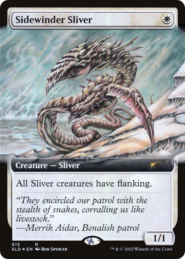 Sidewinder Sliver (Extended Art) (615) (Secret Lair Drop Series) - PokeBox USA