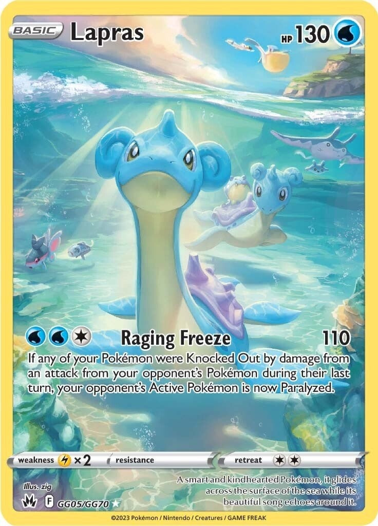 Image for Lapras (GG05/GG70) (SWSH: Crown Zenith: Galarian Gallery) - Pokemon