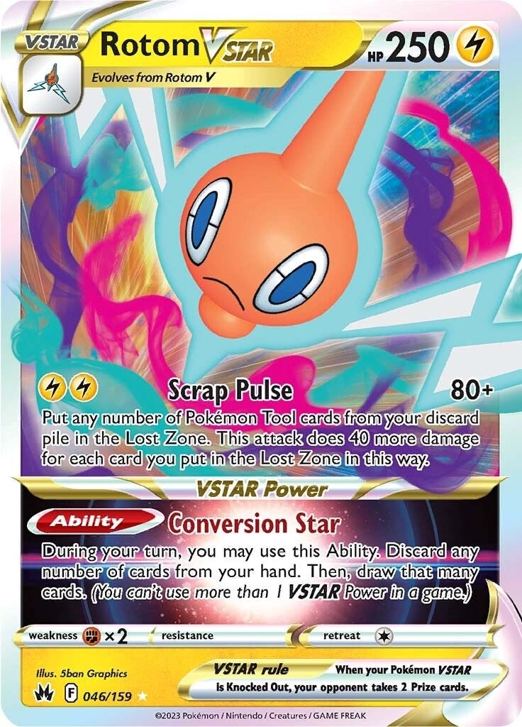 Rotom VSTAR (046/159) (SWSH: Crown Zenith)