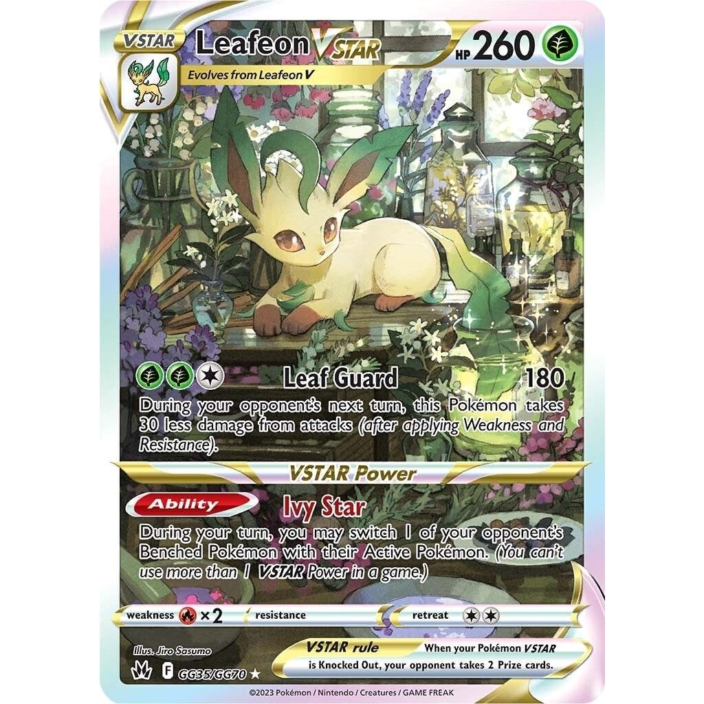 Leafeon VSTAR (GG35/GG70) (SWSH: Crown Zenith: Galarian Gallery) - PokeBox USA
