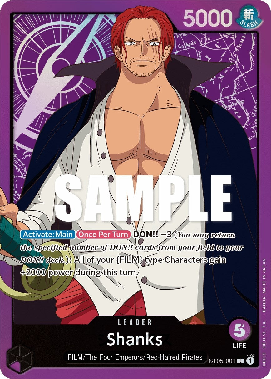 Image for Shanks (ST05-001) (Starter Deck 5: Film Edition) (ST-05) - One Piece Card Game
