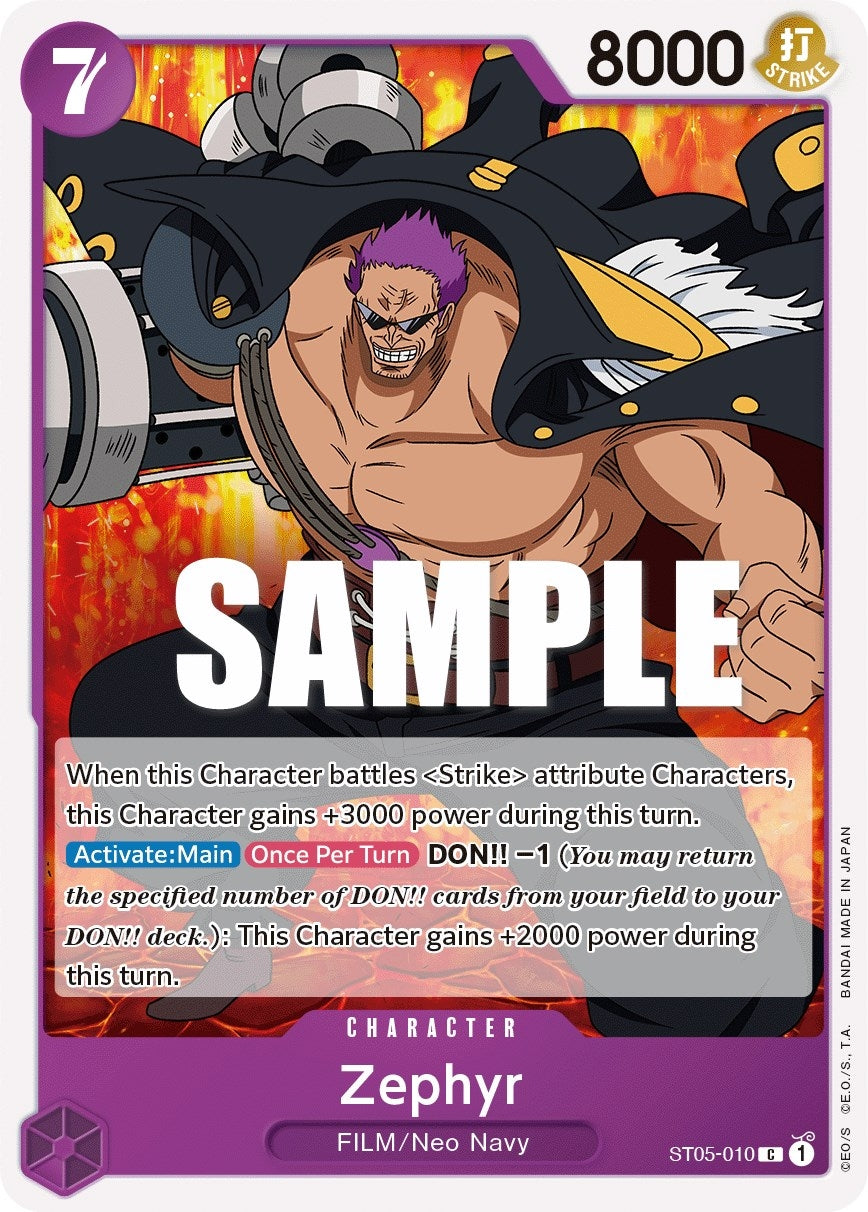 Image for Zephyr (ST05-010) (Starter Deck 5: Film Edition) (ST-05) - One Piece Card Game
