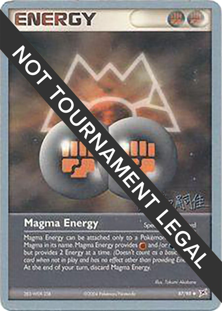 Image for Magma Energy - 2004 (Tsuguyoshi Yamato) (87/95) (World Championship Decks) (WCD) - Pokemon