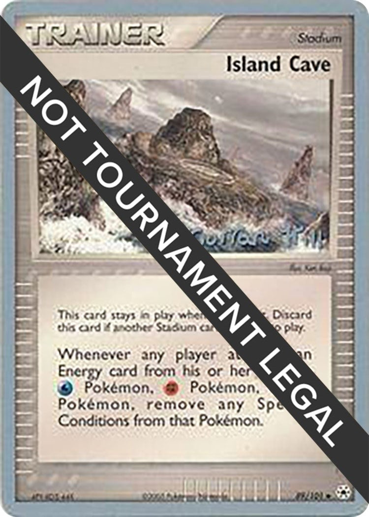 Image for Island Cave - 2005 (Curran Hill) (89/101) (World Championship Decks) (WCD) - Pokemon