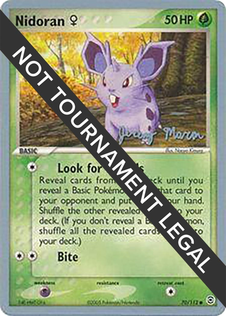 Image for Nidoran F - 2005 (Jeremy Maron) (70/112) (World Championship Decks) (WCD) - Pokemon
