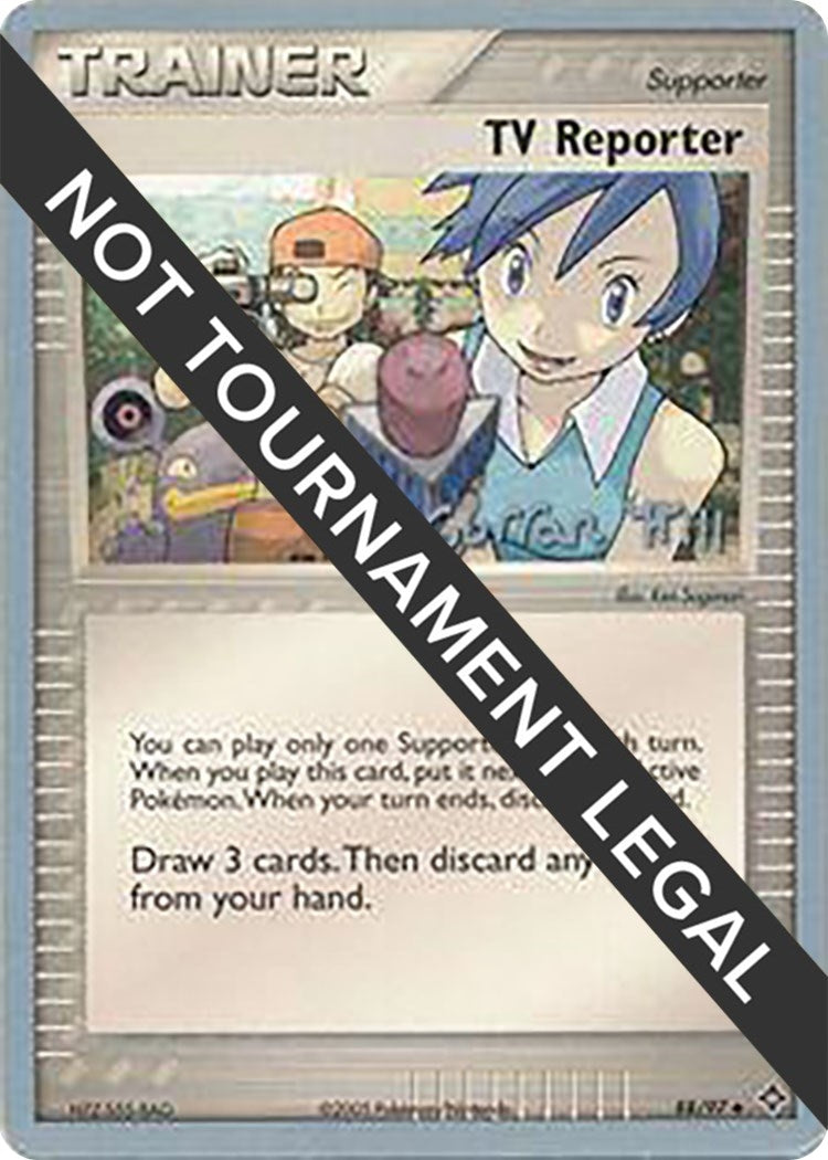 Image for TV Reporter - 2005 (Curran Hill) (88/97) (World Championship Decks) (WCD) - Pokemon