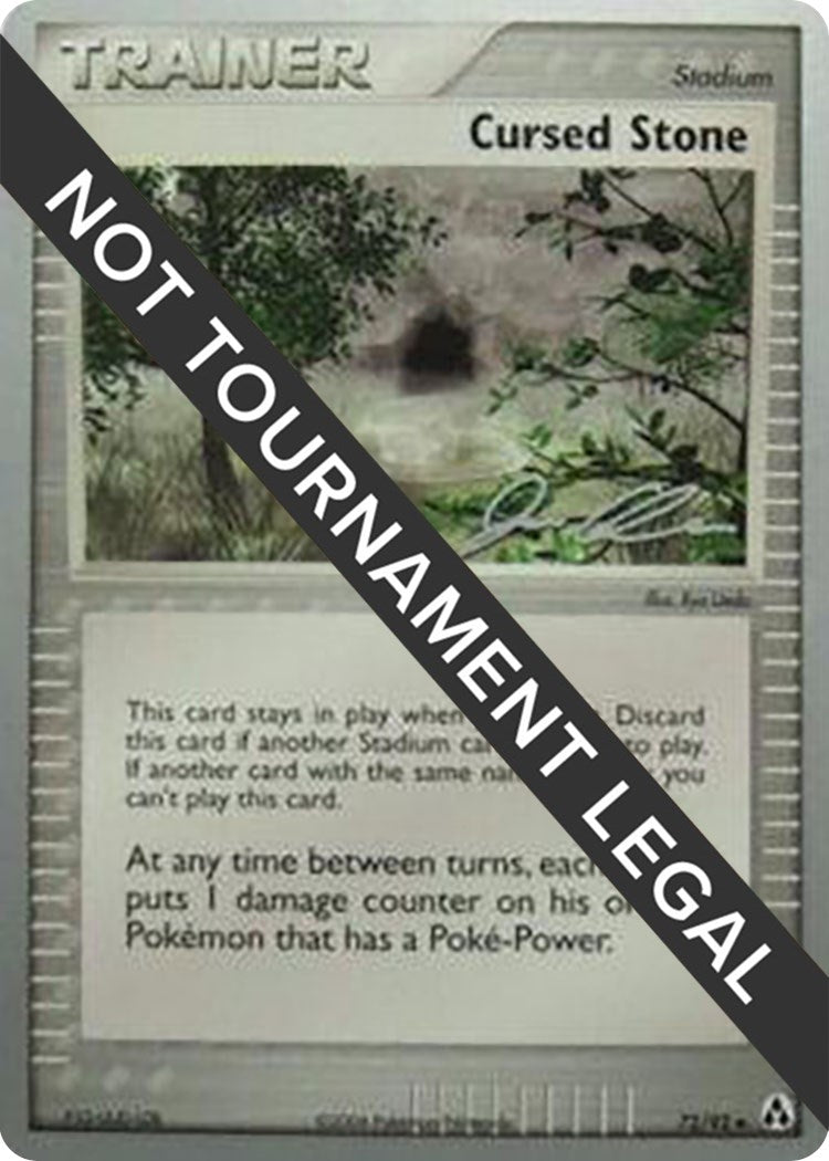 Image for Cursed Stone - 2006 (Jason Klaczynski) (72/92) (World Championship Decks) (WCD) - Pokemon
