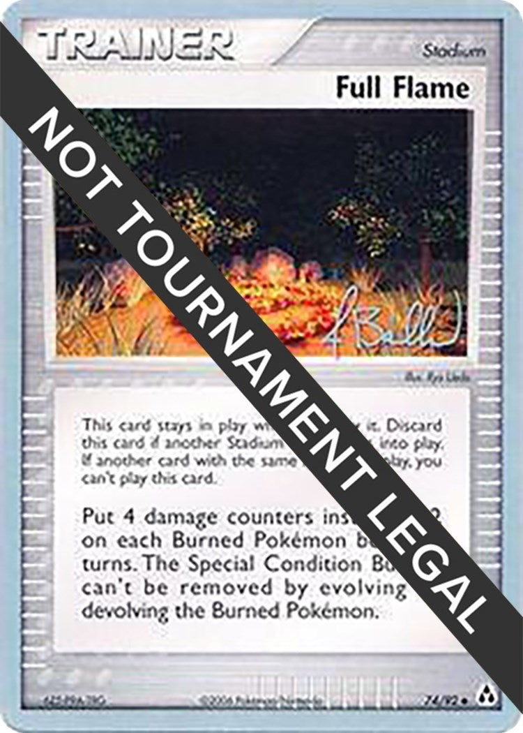Image for Full Flame - 2006 (Jimmy Ballard) (74/92) (World Championship Decks) (WCD) - Pokemon