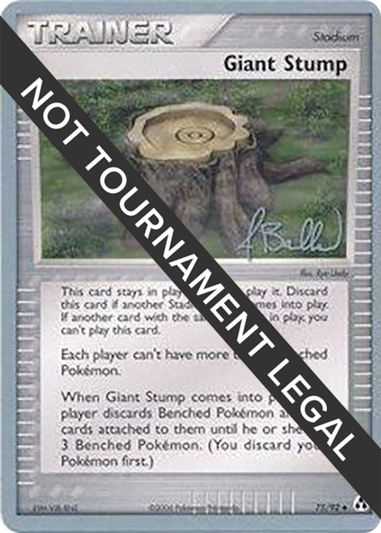 Image for Giant Stump - 2006 (Jimmy Ballard) (75/92) (World Championship Decks) (WCD) - Pokemon