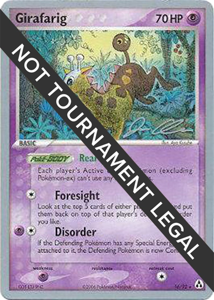 Image for Girafarig - 2006 (Jason Klaczynski) (16/92) (World Championship Decks) (WCD) - Pokemon