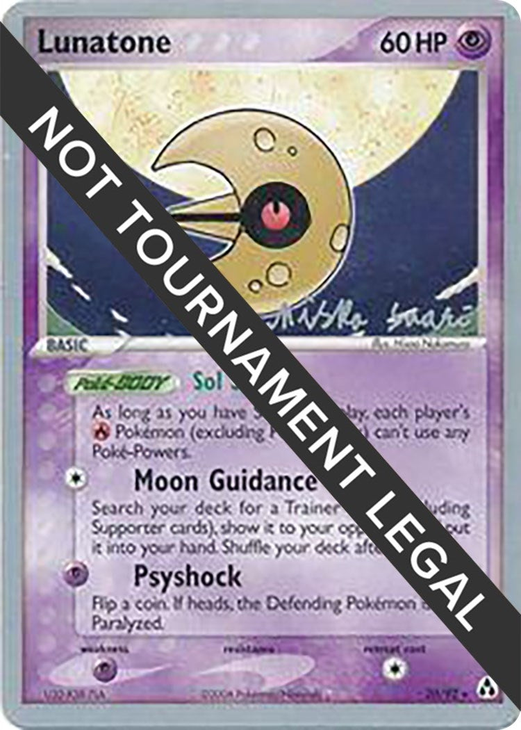 Image for Lunatone (20) - 2006 (Miska Saari) (20/92) (World Championship Decks) (WCD) - Pokemon