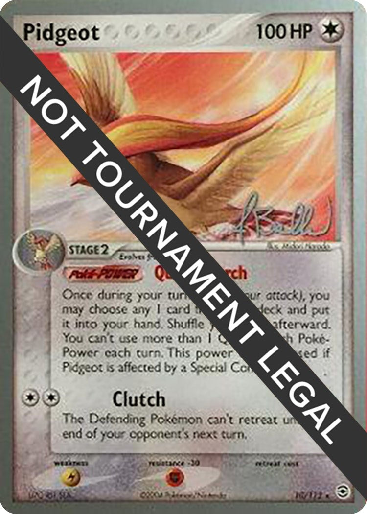 Image for Pidgeot - 2006 (Jimmy Ballard) (10/112) (World Championship Decks) (WCD) - Pokemon