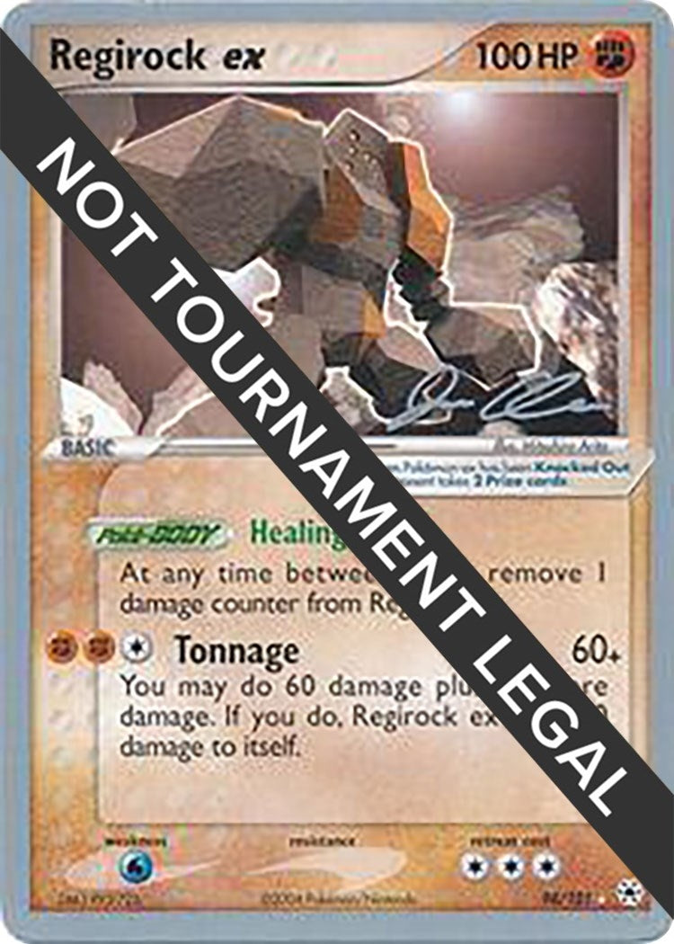Image for Regirock ex - 2006 (Jason Klaczynski) (98/101) (World Championship Decks) (WCD) - Pokemon