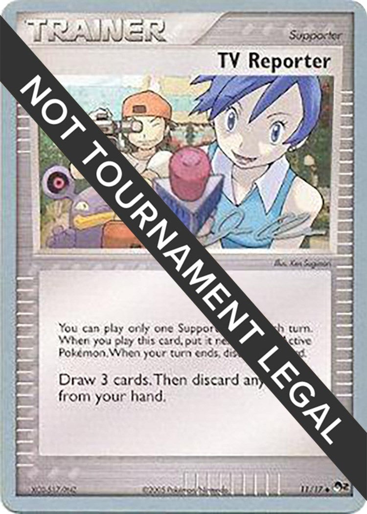 Image for TV Reporter - 2006 (Jason Klaczynski) (11/17) (World Championship Decks) (WCD) - Pokemon