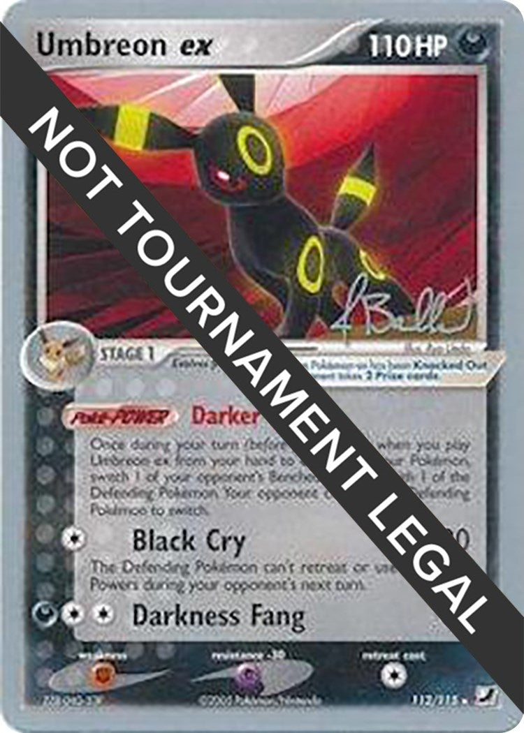 Image for Umbreon ex - 2006 (Jimmy Ballard) (112/115) (World Championship Decks) (WCD) - Pokemon