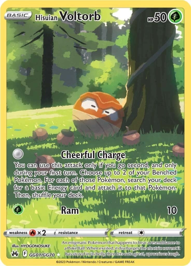 Image for Hisuian Voltorb (GG01/GG70) (SWSH: Crown Zenith: Galarian Gallery) - Pokemon