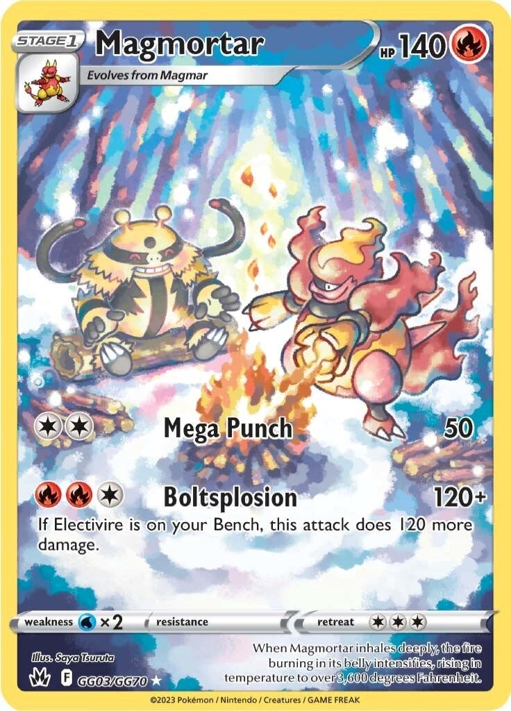 Image for Magmortar (GG03/GG70) (SWSH: Crown Zenith: Galarian Gallery) - Pokemon