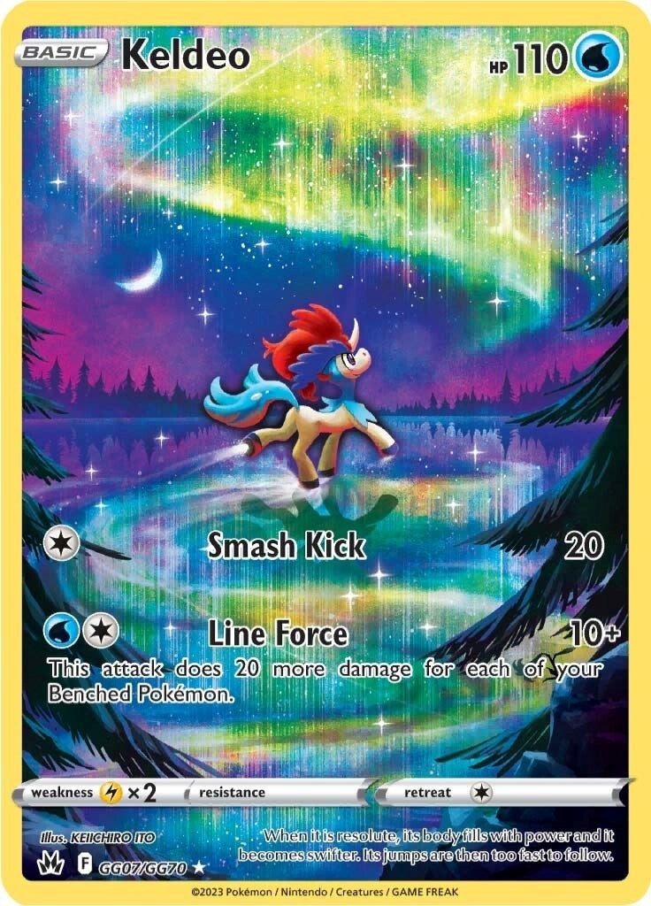 Keldeo (GG07/GG70) (SWSH: Crown Zenith: Galarian Gallery) - PokeBox USA