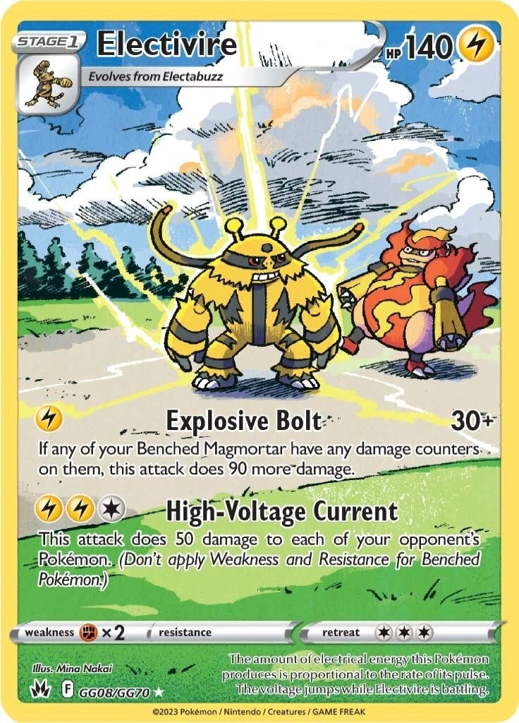 Image for Electivire (GG08/GG70) (SWSH: Crown Zenith: Galarian Gallery) - Pokemon
