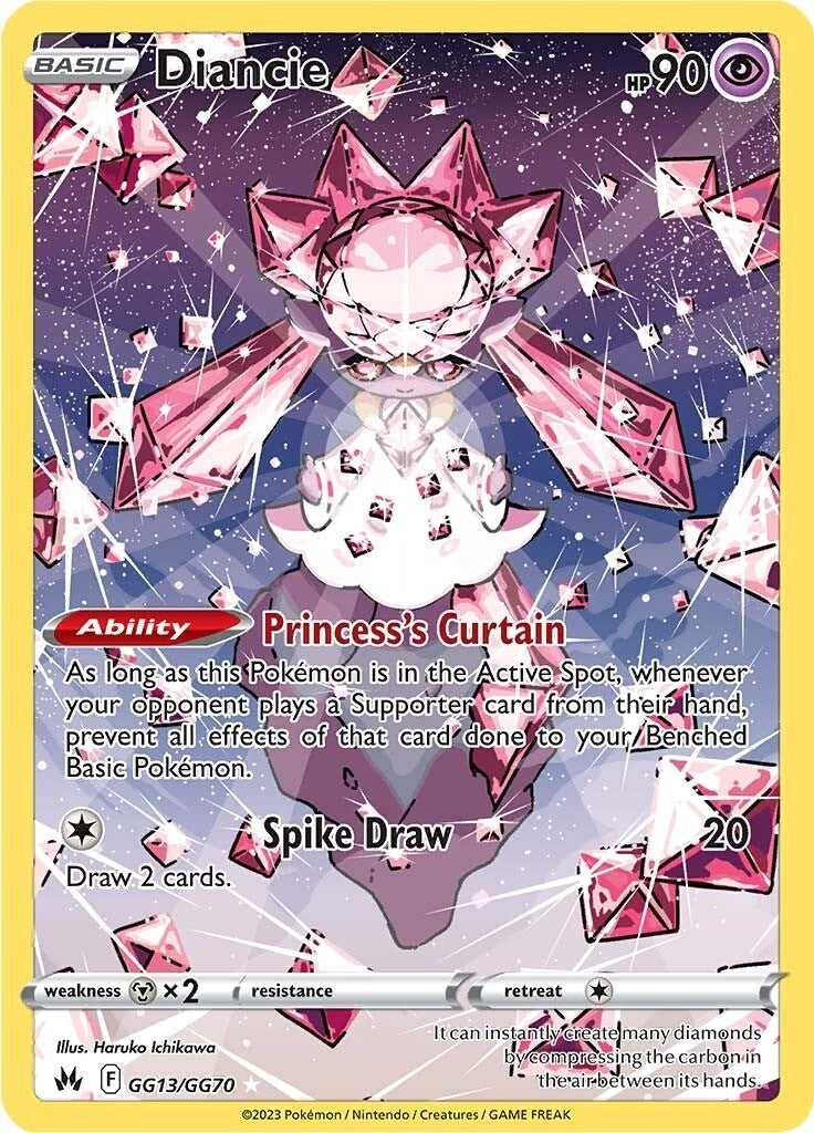 Image for Diancie (GG13/GG70) (SWSH: Crown Zenith: Galarian Gallery) - Pokemon