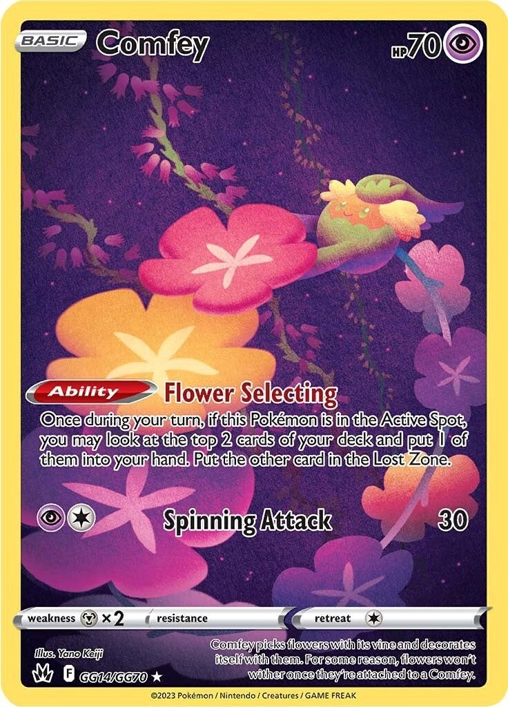 Image for Comfey (GG14/GG70) (SWSH: Crown Zenith: Galarian Gallery) - Pokemon