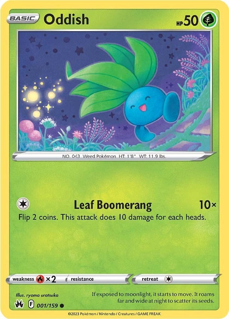 Image for Oddish (001/159) (SWSH: Crown Zenith) - Pokemon