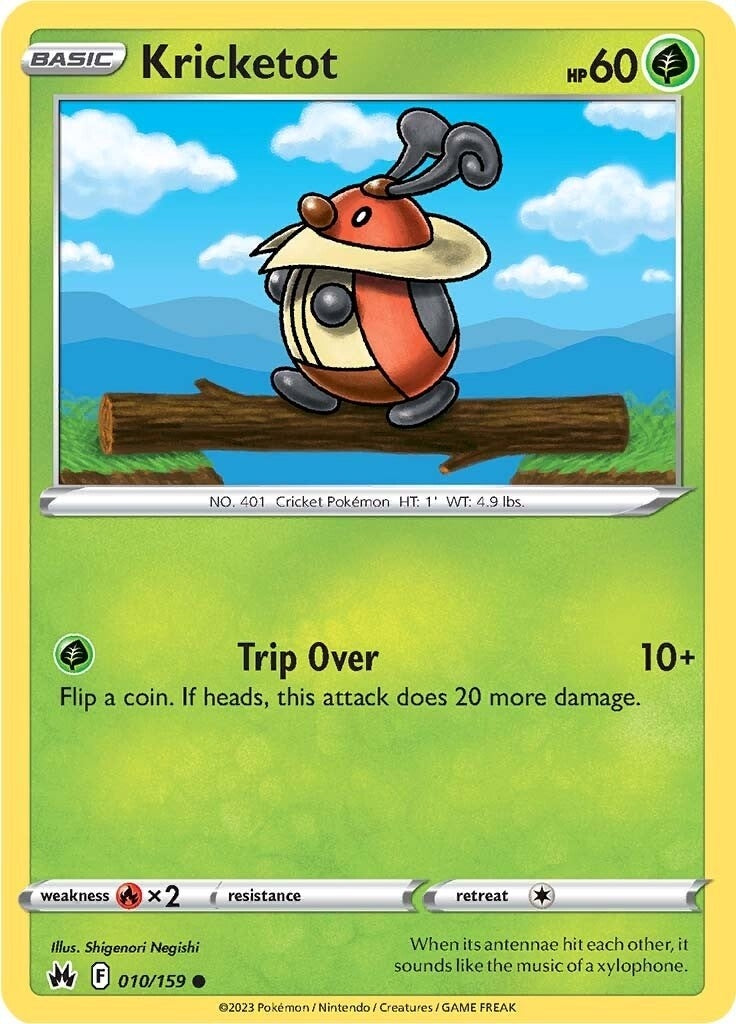 Image for Kricketot (010/159) (SWSH: Crown Zenith) - Pokemon