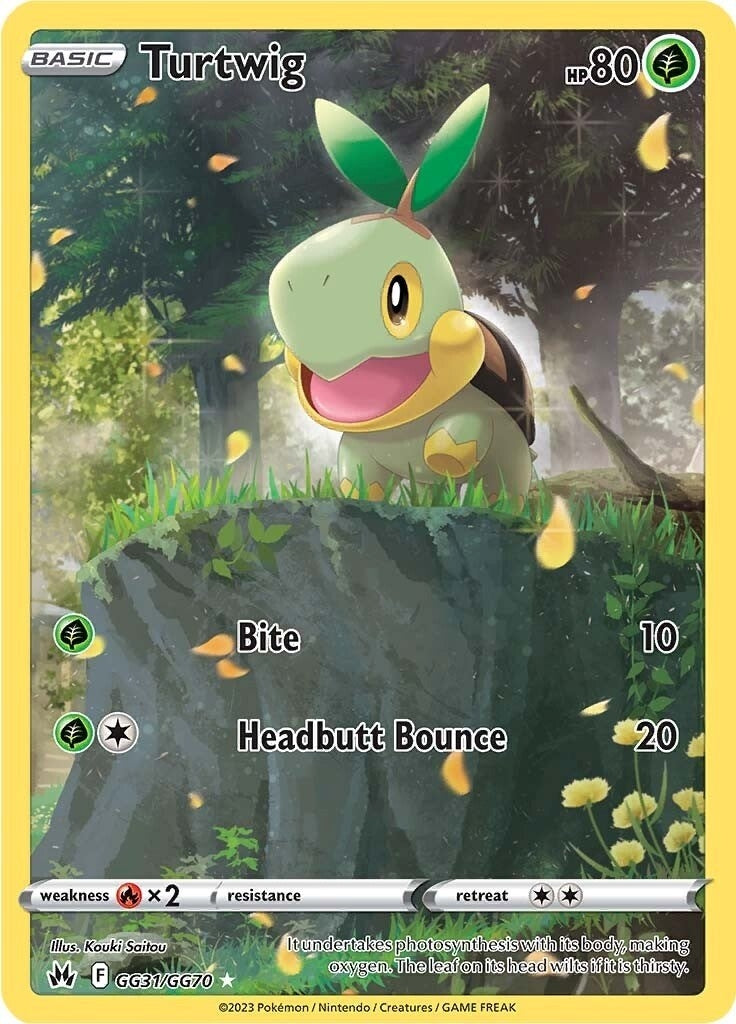Turtwig (GG31/GG70) (SWSH: Crown Zenith: Galarian Gallery) - PokeBox USA
