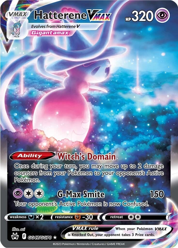 Hatterene VMAX (GG47/GG70) (Crown Zenith: Galarian Gallery) - PokeBox USA