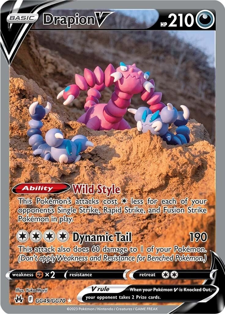 Image for Drapion V (GG49/GG70) (SWSH: Crown Zenith: Galarian Gallery) - Pokemon