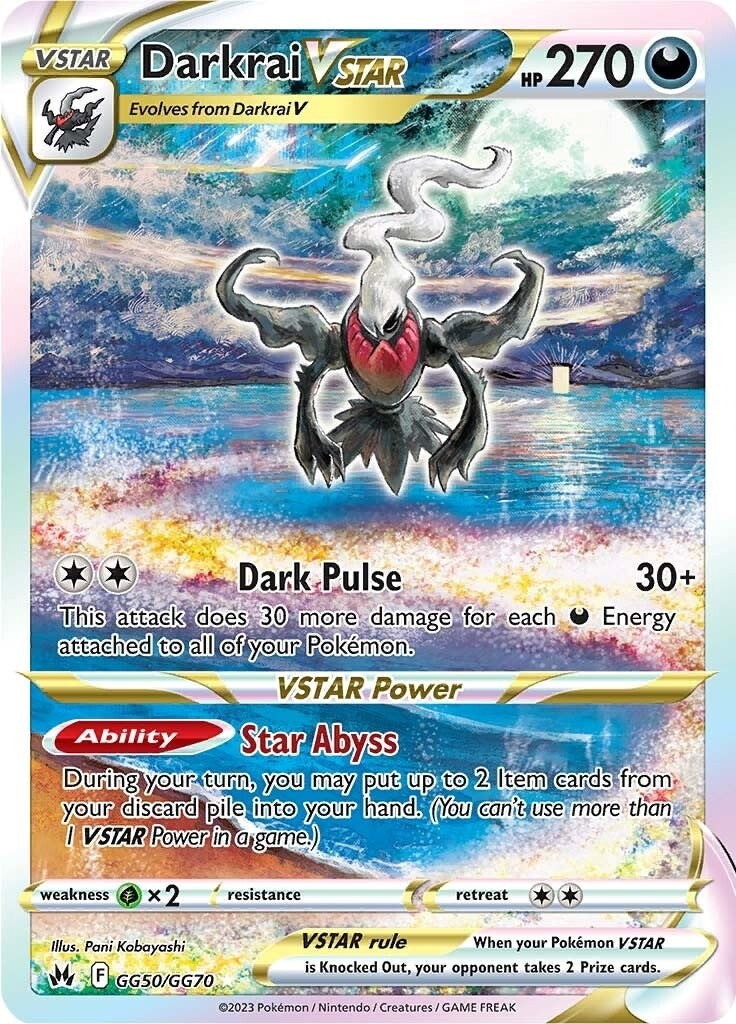 Darkrai VSTAR (GG50/GG70) (SWSH: Crown Zenith: Galarian Gallery) - PokeBox USA