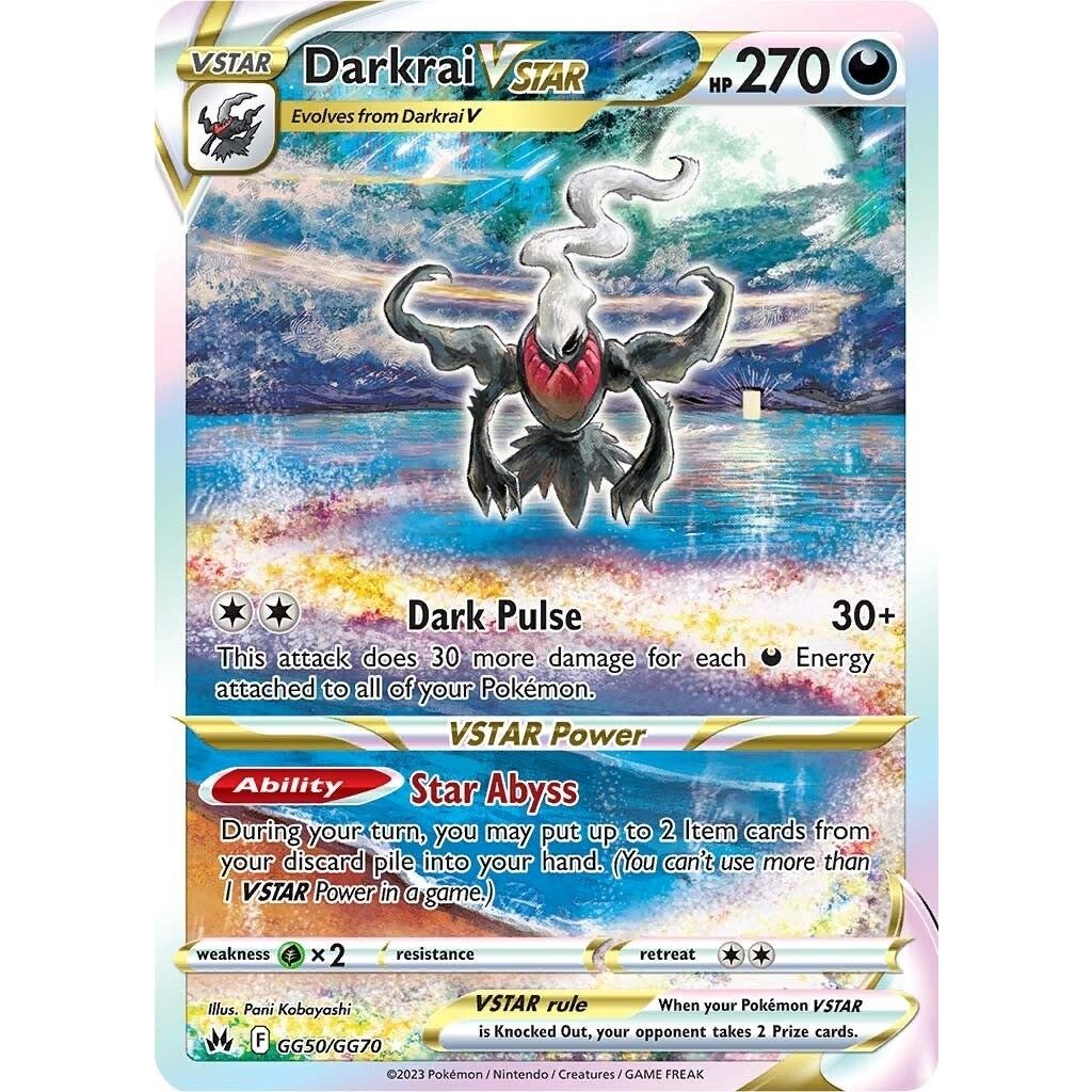 Darkrai VSTAR (GG50/GG70) (SWSH: Crown Zenith: Galarian Gallery) - PokeBox USA