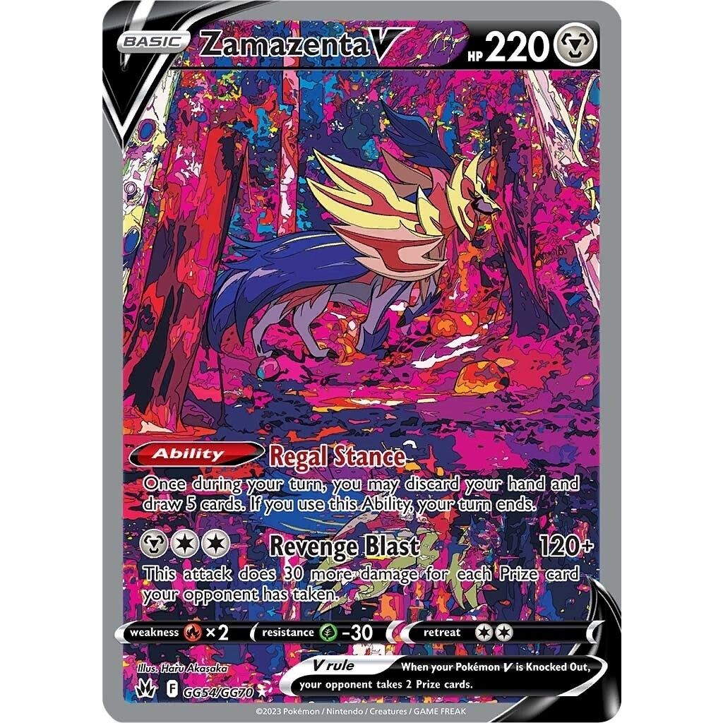 Zamazenta V (GG54/GG70) (SWSH: Crown Zenith: Galarian Gallery) - PokeBox USA
