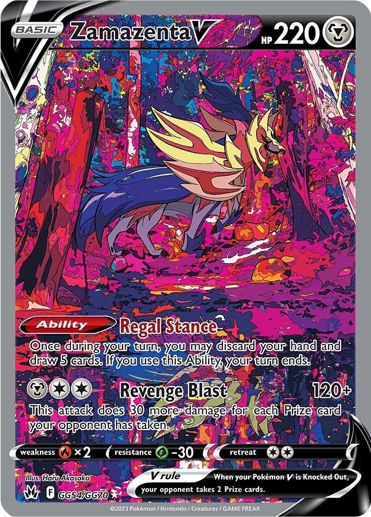 Zamazenta V (GG54/GG70) (SWSH: Crown Zenith: Galarian Gallery) - PokeBox USA
