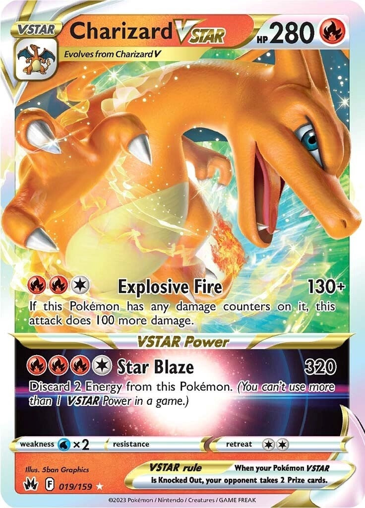 Charizard VSTAR (019/159) (SWSH: Crown Zenith) - PokeBox USA