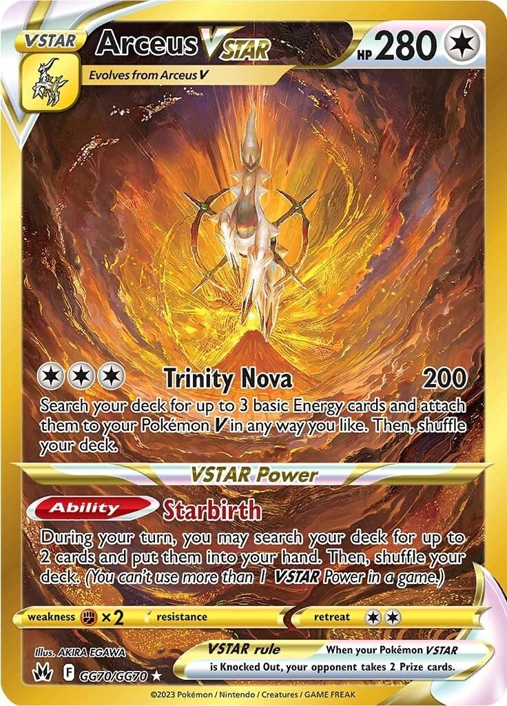 Image for Arceus VSTAR (Secret) (GG70/GG70) (SWSH: Crown Zenith: Galarian Gallery) - Pokemon