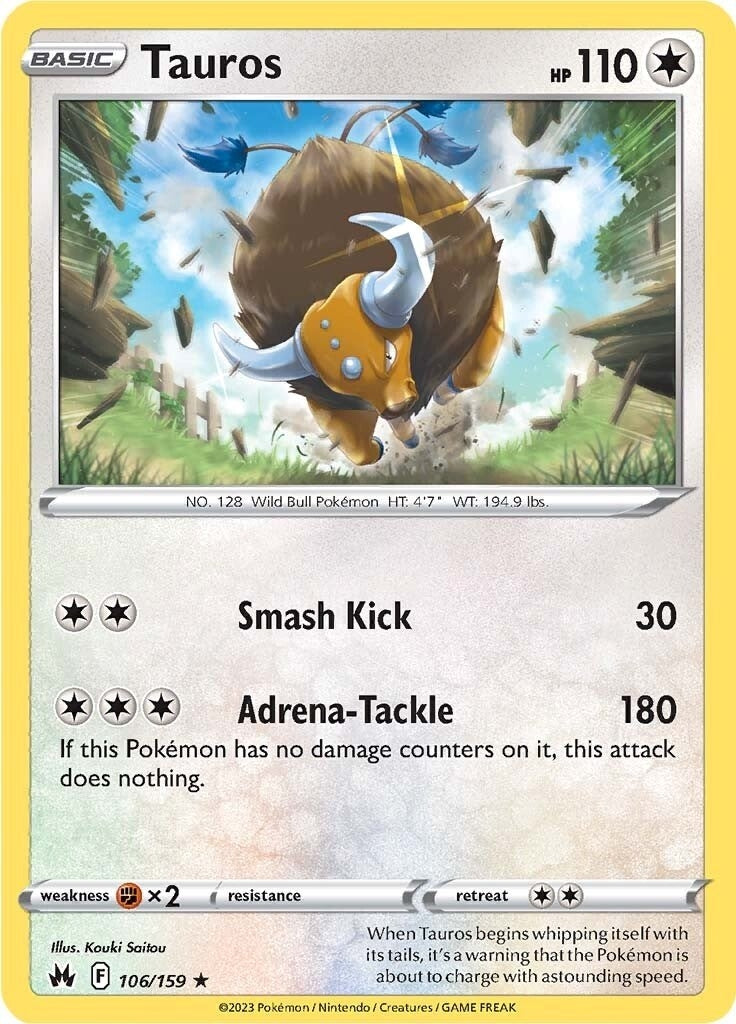 Image for Tauros (106/159) (SWSH: Crown Zenith) - Pokemon