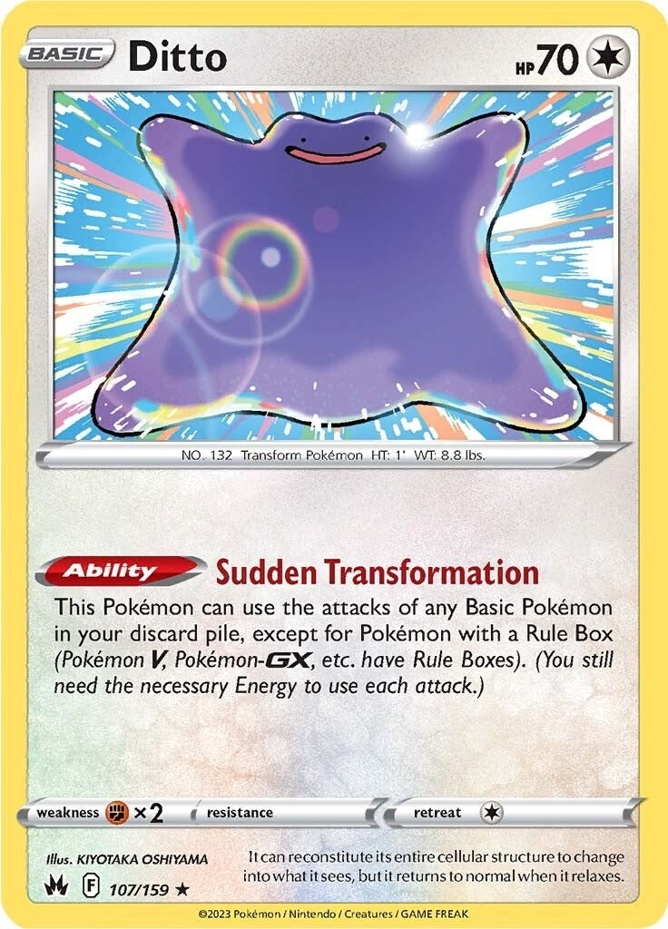 Image for Ditto (107/159) (SWSH: Crown Zenith) - Pokemon